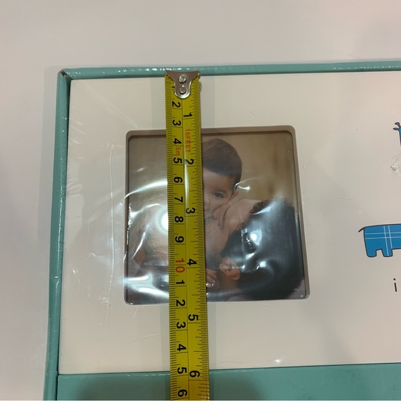 I LOVE DADDY picture frame new in box wrapped with two giraffes decor new baby - Picture 3 of 9